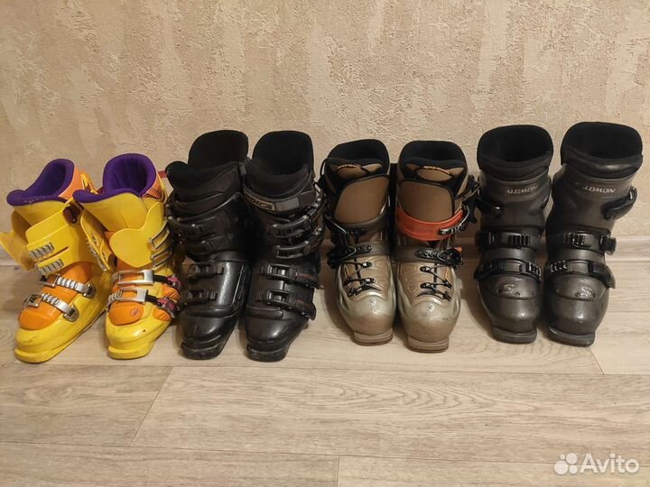 Горные лыжи с ботинками