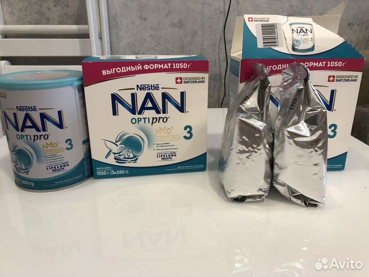 Смесь нан 3 opti про