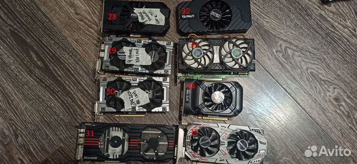 Видеокарты на запчасти\под ремонт ч.3