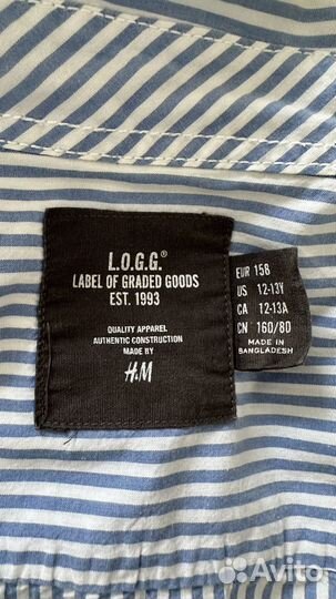 Рубашка для подростка мальчика H&M