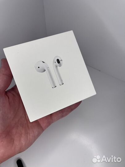 Airpods 2 наушники с чеком (оригинал)