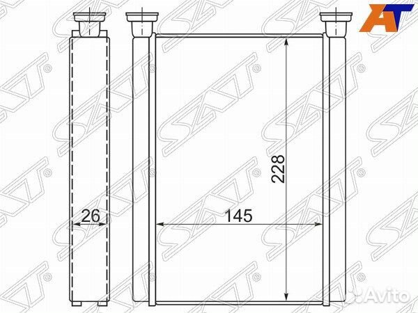 Радиатор отопителя салона toyota noah