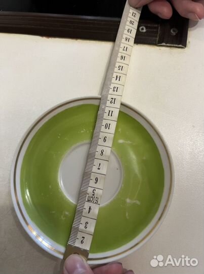 Блюдца СССР фарфор Пролетарий 5 шт