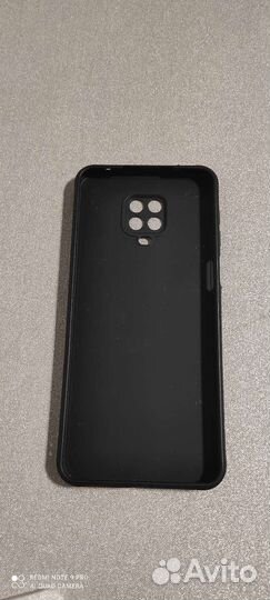 Чехол чёрный на xiaomi redmi note 9 pro