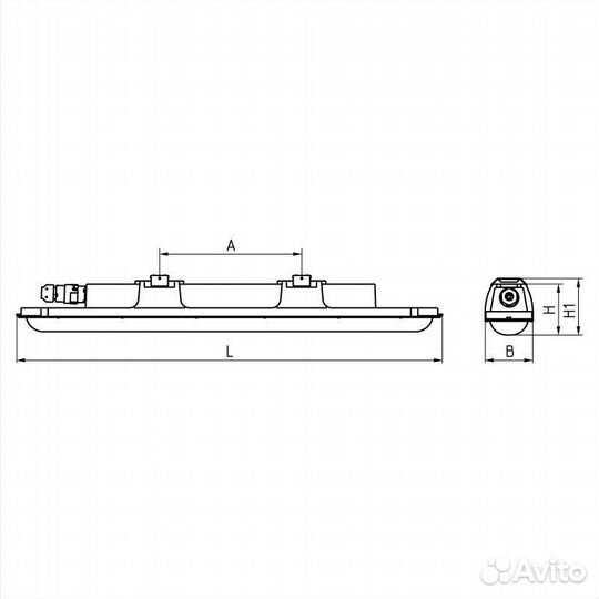 Светильник дсп51-50-002 Leader 840