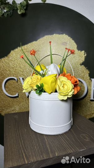 Букет из мыла,букет из мыльных цветов