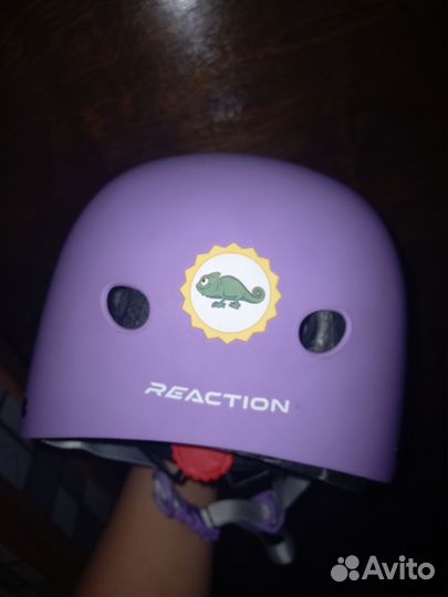 Шлем детский для девочки + защита