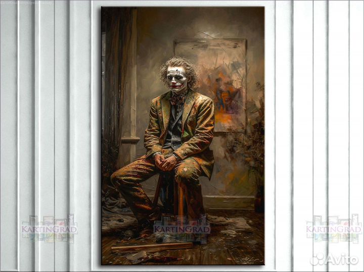 Современная картина на холсте Джокер / Арт 90