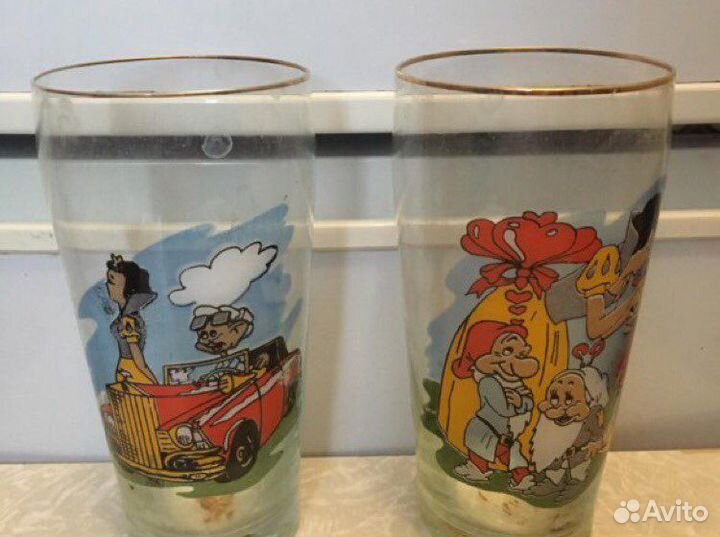 Стаканы бокалы детские 7шт новые