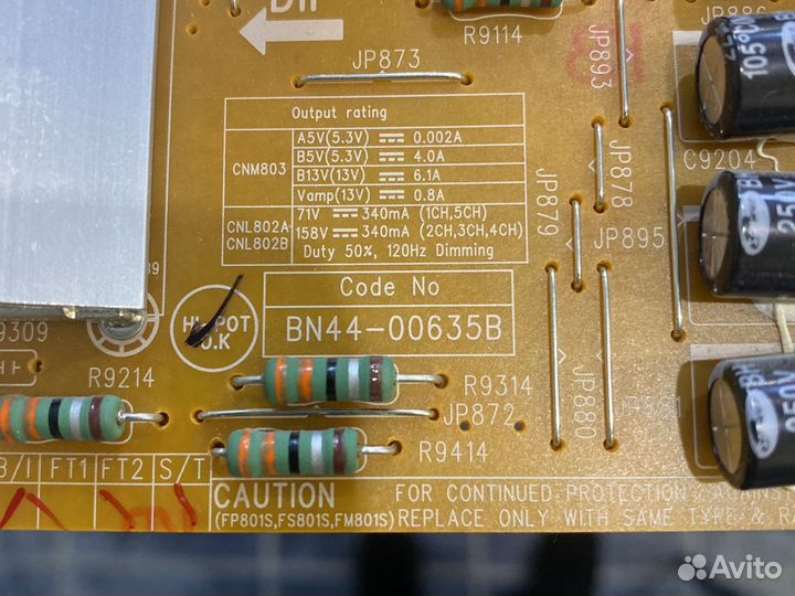 BN44-00635B И прочее блоки питания от телевизоров