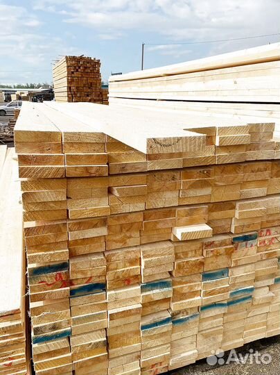 Доска обрезная 25х100х6000мм от производителя