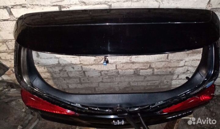 5ая дверь багажник Toyota Caldina 241 кузов чёрный