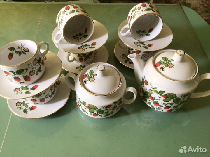Сервиз чайный Дулево 14 предметов