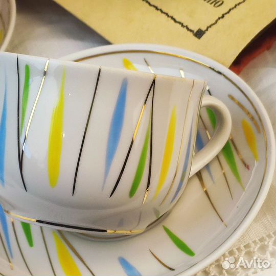 Чайный сервиз Бориславский фарфоровый завод