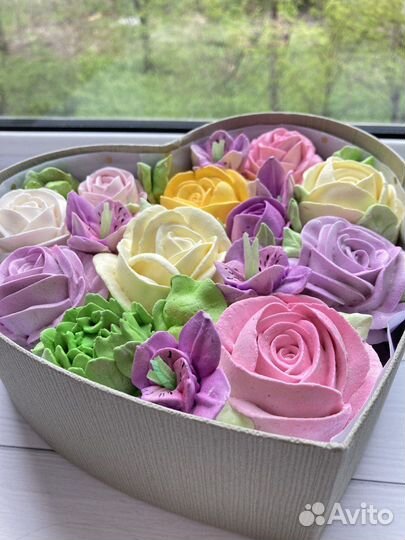 Зефирный букет\зефир ручной работы