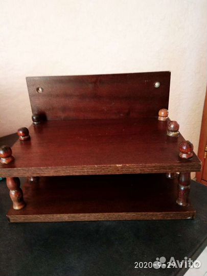 Полка, натуральное дерево, 80 год