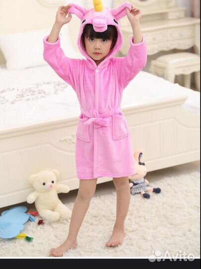 Халат единорог 100, 120