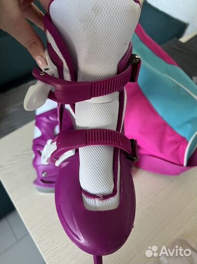 Коньки детские раздвижные 34 37