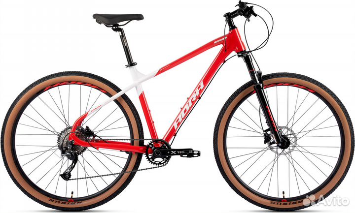 Велосипед horh EGO-9.1 29 (2023) Red-White Kra1164