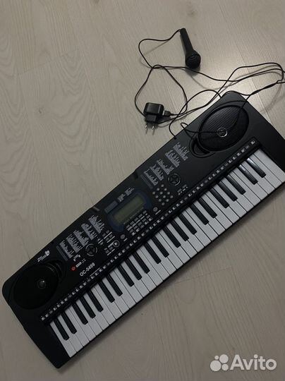 Детский синтезатор с микрофоном