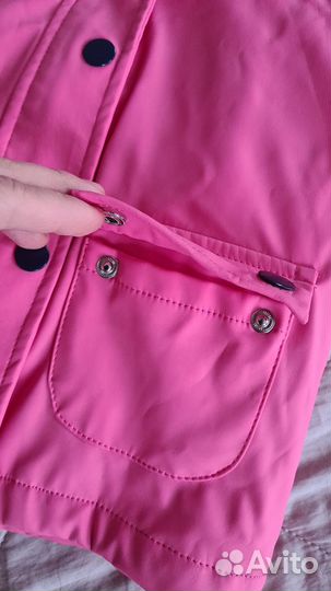 Куртка дождевик на флисе