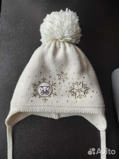 Шапка зимняя для девочки 46 48