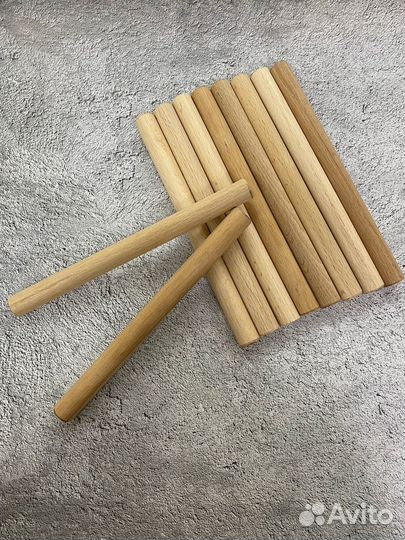 Клавесы детские (5 пар), бук