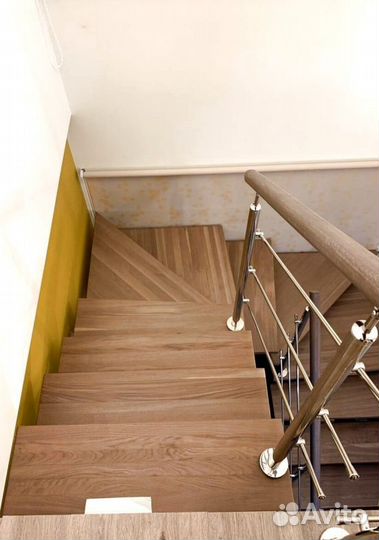 Лестницы с поворотом под ключ