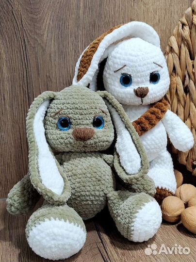 Игрушка заяц ручной работы