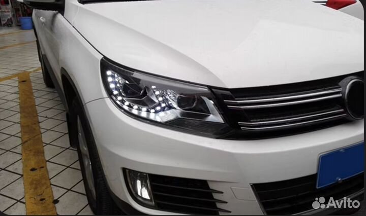 Новые фары для Volkswagen Tiguan 1 BiLed Aozoom