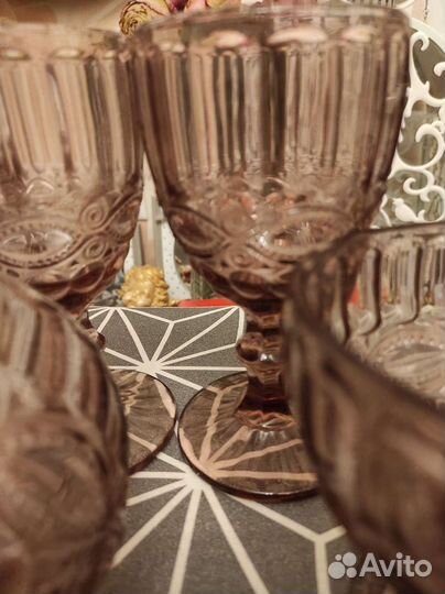 Набор, 2 фужера+ 2 креманки