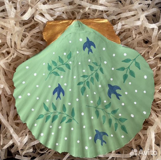 Подставка для украшений. Ракушка гребешка