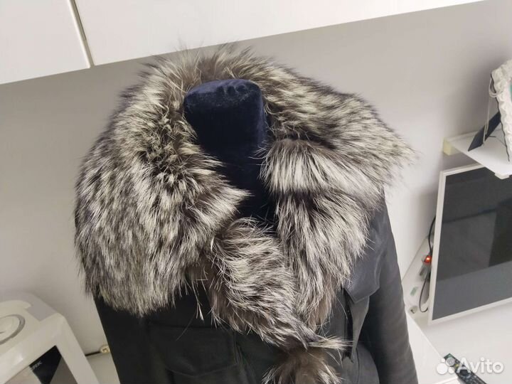 Дубленка с натуральным мехом 44-46 размер