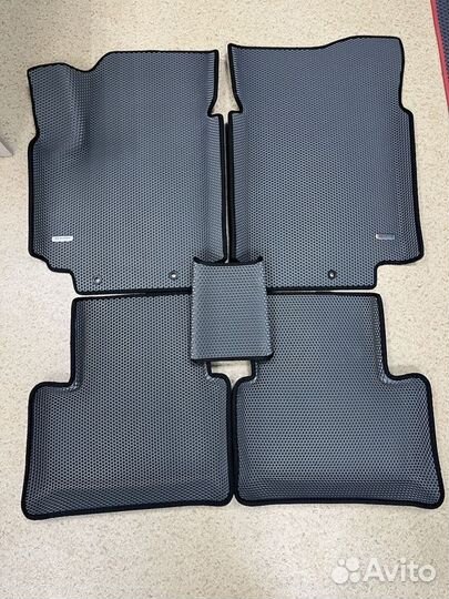 Eva коврики с бортами и металлический подпятник