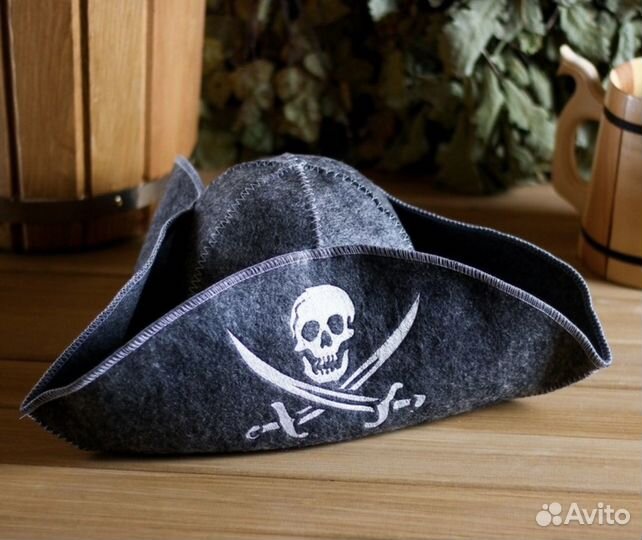 Шапка для бани и сауны. Банная шапка