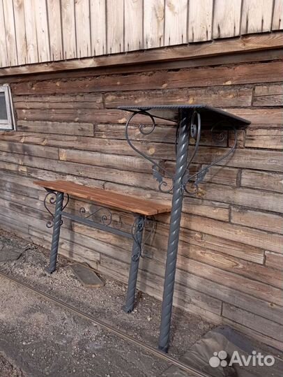 Столик с лавочкой