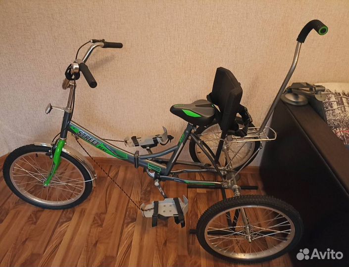 Велосипед и тренажёр для детей (подростков) с дцп