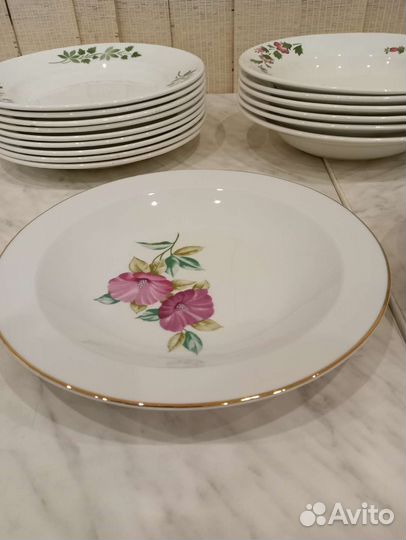 Столовый сервиз фарфор Кузнецова/Конаково