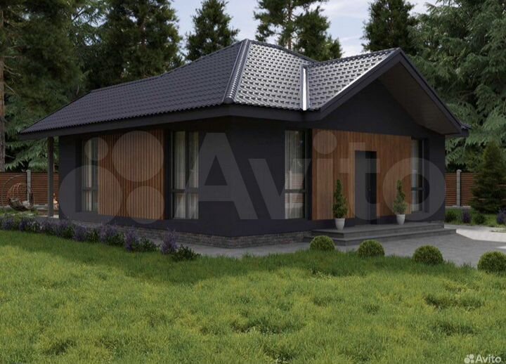 Дом 80 м² на участке 10 сот.