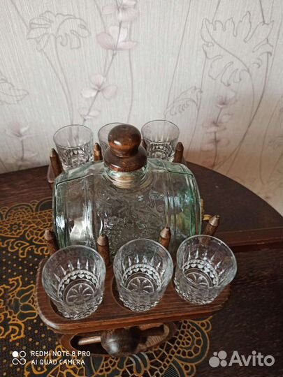 Подарочный набор из бочки и 6 стопок