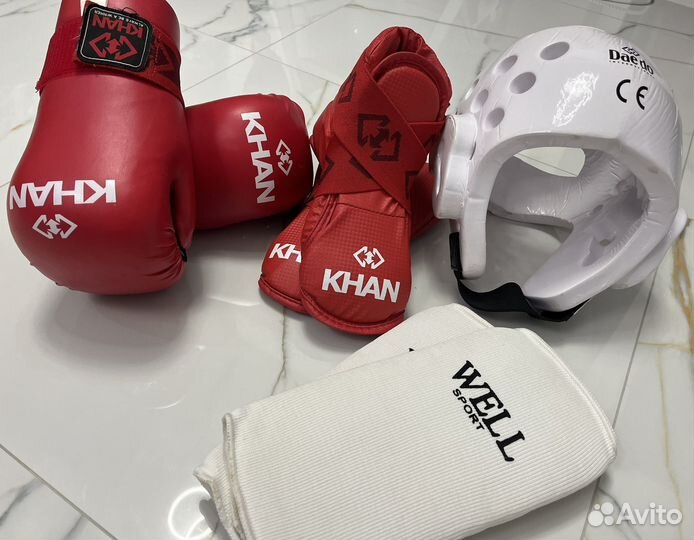 Комплект защиты для занятий тхэквондо