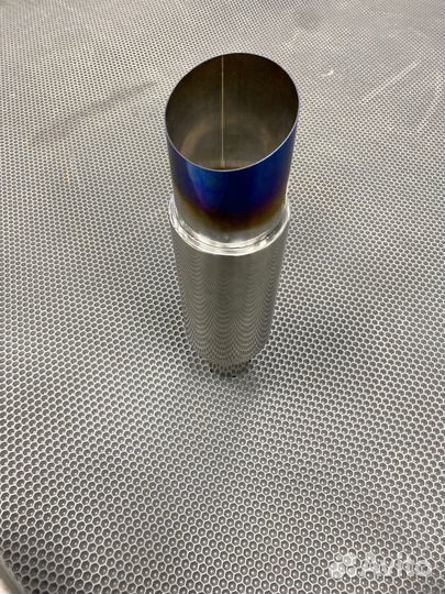 Глушитель прямоточный банка с опалом 60/90мм