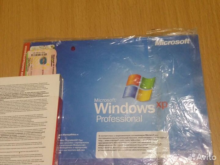 Лицензия microsoft windows xp,7, office 2010