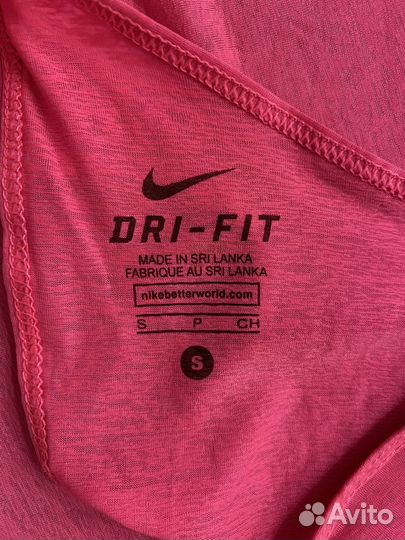 Топ Nike женский спортивный розовый S