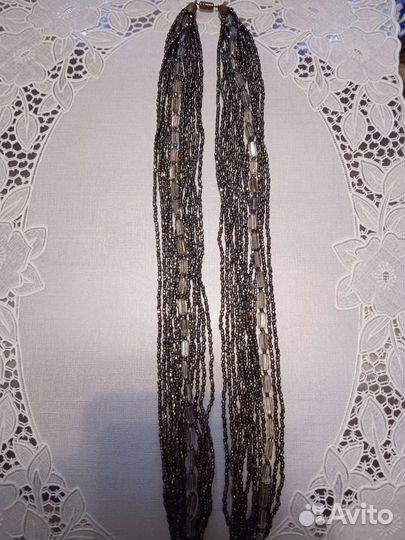 Бусы винтажные Чехословакия