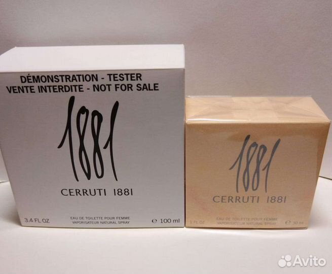 Туалетная вода cerruti 1881 Pour Femme Оригинал