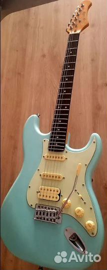 Гитара Sky Blue Fatstrat (Дмитрий Вольский)