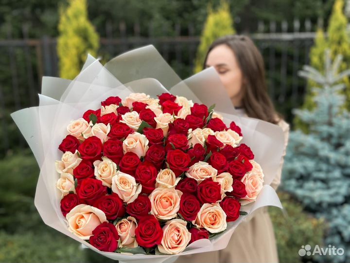 Цветы розы с доставкой