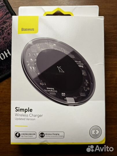Беспроводная зарядка Baseus 15W