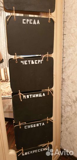 Недельный календарь для записей (ручная работа)